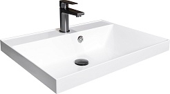 Stella Polare Тумба с раковиной Борнео 70 Люкс графит матовый – фотография-10